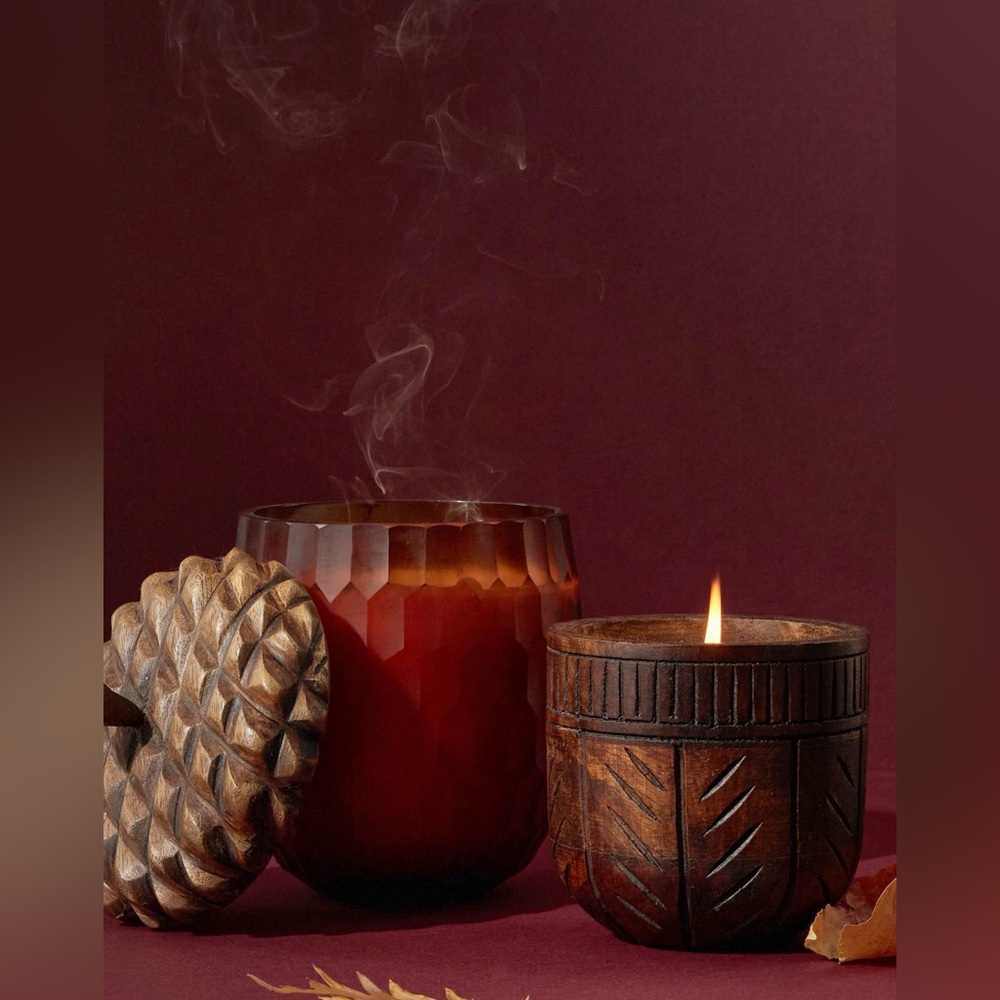 Anthropologie Artisan Acorn Candle, NWT - Picture 4 of 6